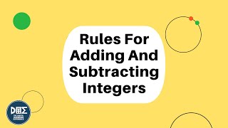 Rules for Adding and Subtracting Integers  Grade 8 Math  Unit 1  Lesson 1 [upl. by Violetta]