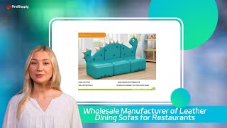 Wholesale Manufacturer of Leather Dining Sofas for Restaurants [upl. by Nnoryt]