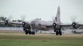 B29 quotFIFIquot Takeoff and Landing at Dupage Airport on 8122012 [upl. by Mcquoid]