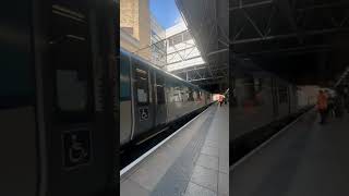 Class 185 Arriving Into Manchester Victoria train trainspotting class185 transpennineexpress [upl. by Lesirg]