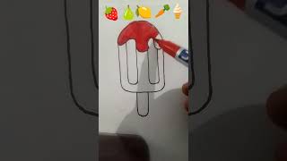 Setisfy art🍓🍐🍋🥕🍦please subscribe 🙏art trending shorts [upl. by Oenire395]