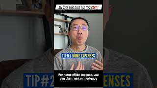 Self Employed Tax Tip Part 1 [upl. by Nitza]