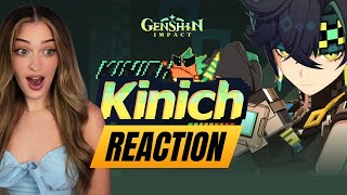 Character Trailer  quotKinich Fiery Pursuitquot REACTION  Genshin Impact [upl. by Horace]