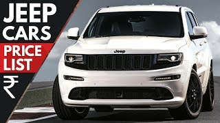 Jeep Cars Price List UPDATED 2018 [upl. by Jarvey]