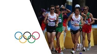 Highlights of the Race Walk Competition at the London 2012 Olympics [upl. by Aridaj]