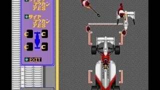 F1 GRAND PRIX GAME PLAY  SUPER FAMICOM  1992 [upl. by Reggy]