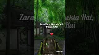 Zara Zara Behekta Hai💞🪄🎶Female version Cover songRehna Hai Tere Dil Mein movie [upl. by Tanberg]