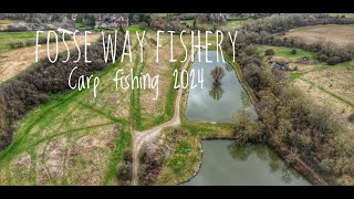 Carp fishing  Fosse way Fishery Warwickshire Feb 2024 [upl. by Eiten]