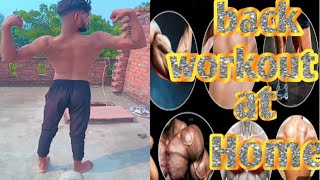 back workout at home trending workout video viral excrse home workout [upl. by Lleksah]