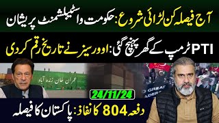 PTI Long March Pakistans Decision  Historical Day in Politics  Imran Riaz Khan VLOG [upl. by Cirtemed164]