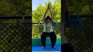 Devi Asana ShubhNavratri god durga shakti yogapractice navratri navdurga durgapuja strength [upl. by Arved]