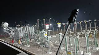 132 KV switchyard commissioning  70 MW Solar Plant [upl. by Rosene]