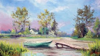 PanPastels and Soft Pastels Landscape [upl. by Nelleh]