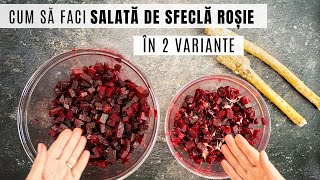 Salată de sfeclă roșie fix pe gustul tău Cu hrean sau fără hrean  Bucate Aromate [upl. by Harry]