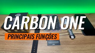 CARBON ONE  Principais Funções do relógio smartwatch CARBON ONE [upl. by Alyahs180]