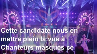 Cette candidate nous en mettra plein la vue à Chanteurs masqués ce dimanche [upl. by Selrahcnhoj256]