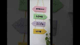 Wall Hanging  Cardboard DIY 😱  shorts diy cardboard wallhanging Manil87 [upl. by Nollat]