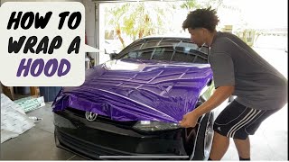 How To Wrap a Car Hood In ANY Color Detailed Beginners Guide [upl. by Elda695]