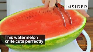 This knife cuts perfect watermelon slices [upl. by Eylrahc]