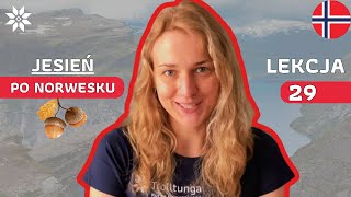 Jesień po norwesku  Język Norweski Dla Początkujących  Lekcja 28 [upl. by Annahavas]