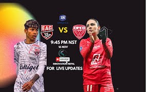 Sabitra Bhandaris Team Guingamp vs Dijon Foot  LIVE  French Womens League [upl. by Newberry358]