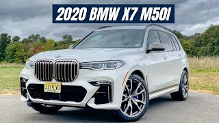 2020 BMW X7 M50i Review  A FAST Large Luxury SUV [upl. by Coheman781]