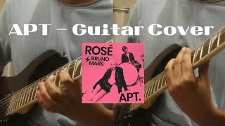 APT  Rosè and Bruno Mars Electric Guitar Cover [upl. by Sihonn608]