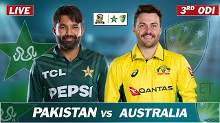 PAKISTAN vs AUSTRALIA 2nd ODI MATCH LIVE COMMENTARY  PERTH  PAK vs AUS LIVE  AUS 30 overs [upl. by Adaline]