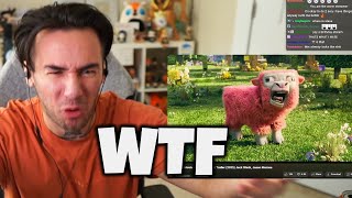 MINECRAFT MOVIE TRAILER  REACTION [upl. by Shalna]