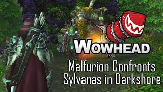 Malfurion Confronts Sylvanas in Darkshore [upl. by Eimiaj169]