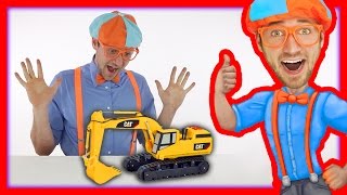 Learn the Parts of an Excavator with Blippi Toys [upl. by Anytsyrk]