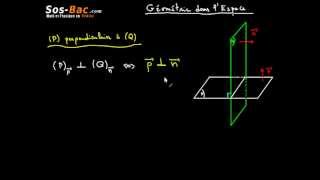 Géométrie dans lEspace cours 5 [upl. by Somisareg558]