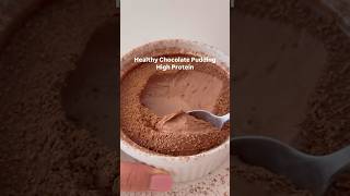 Healthy High Protein chocolate Pudding shorts protein snacks chocolate easyrecipe viralvideo [upl. by Halford736]