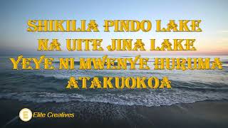 Shikilia Pindo Lake By Healing Worship Team Lyrics Video [upl. by Dnalyar636]