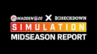 Madden 2020 Season Simulation Midseason Report Disappointing Teams Best Rookies amp More [upl. by Devinne]