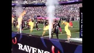 TERRELL SUGGS AND THE DEFENSIVE UNITS INTRO VS THE FALCONS OF ATLANTA [upl. by Healey]