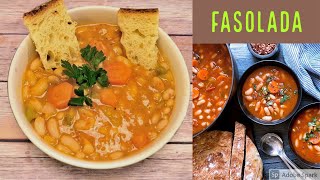 Best Fasolada  Classic Greek Bean Soup [upl. by Tunk329]