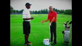 Tall Golfer Swing Tip  Ian BakerFinch and Penny Hardaway [upl. by Carolan]