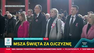 Msza św za Ojczyznę ze Świątyni Opatrzności Bożej 11 11 2024 [upl. by Saunderson157]