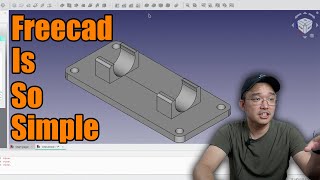 Learning FreeCad with These Basic Steps [upl. by Gnen]