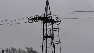 Claughton Brickworks aerial ropeway March 2018 [upl. by Mailliwnhoj]