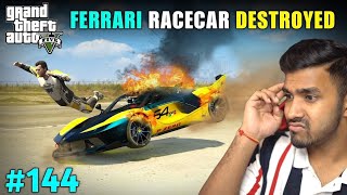 MY FERRARI RACECAR EXPLODE IN RACE  GTA V GAMEPLAY Part 6 156 [upl. by Podvin691]