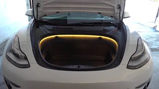 Tesla Timeout 27  EVANNEXcom Sponsor  FRUNK LED LIGHT KIT FOR TESLA MODEL 3 [upl. by Lucania]