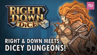 New Roguelite Dicebuilder  Right and Down and Dice  Episode 1 [upl. by Gilroy]