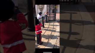 Surprise 5 Year Old Fan Meet Queens Guard [upl. by Hausmann]