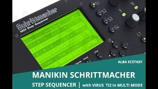 HOW TO SEQUENCE WITH THE MANIKIN SCHRITTMACHER [upl. by Ilesara418]