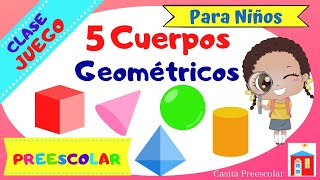 CUERPOS GEOMETRICOS Ejemplos y Juegos Para Niños [upl. by Cherin]