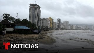 Acapulco vuelve a sufrir la furia de la naturaleza a menos de un año de Otis  Noticias Telemundo [upl. by Sneve476]