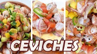 3 RECETAS de CEVICHE Para Lucirse  TOQUE Y SAZÓN [upl. by Wilhelm176]