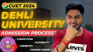 Delhi University Admission 2024 Full Process  DUCUET 2024 SyllabusExam PatternBooksPreparation [upl. by Imoyaba]